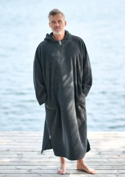 Henriette Steffensen Copenhagen BADEPONCHO HERREN | 4097 SOFT BLACK Online