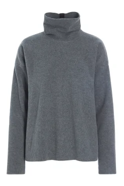 Henriette Steffensen Copenhagen BLUSE HOHER KRAGEN | 1360 GREY Cheap