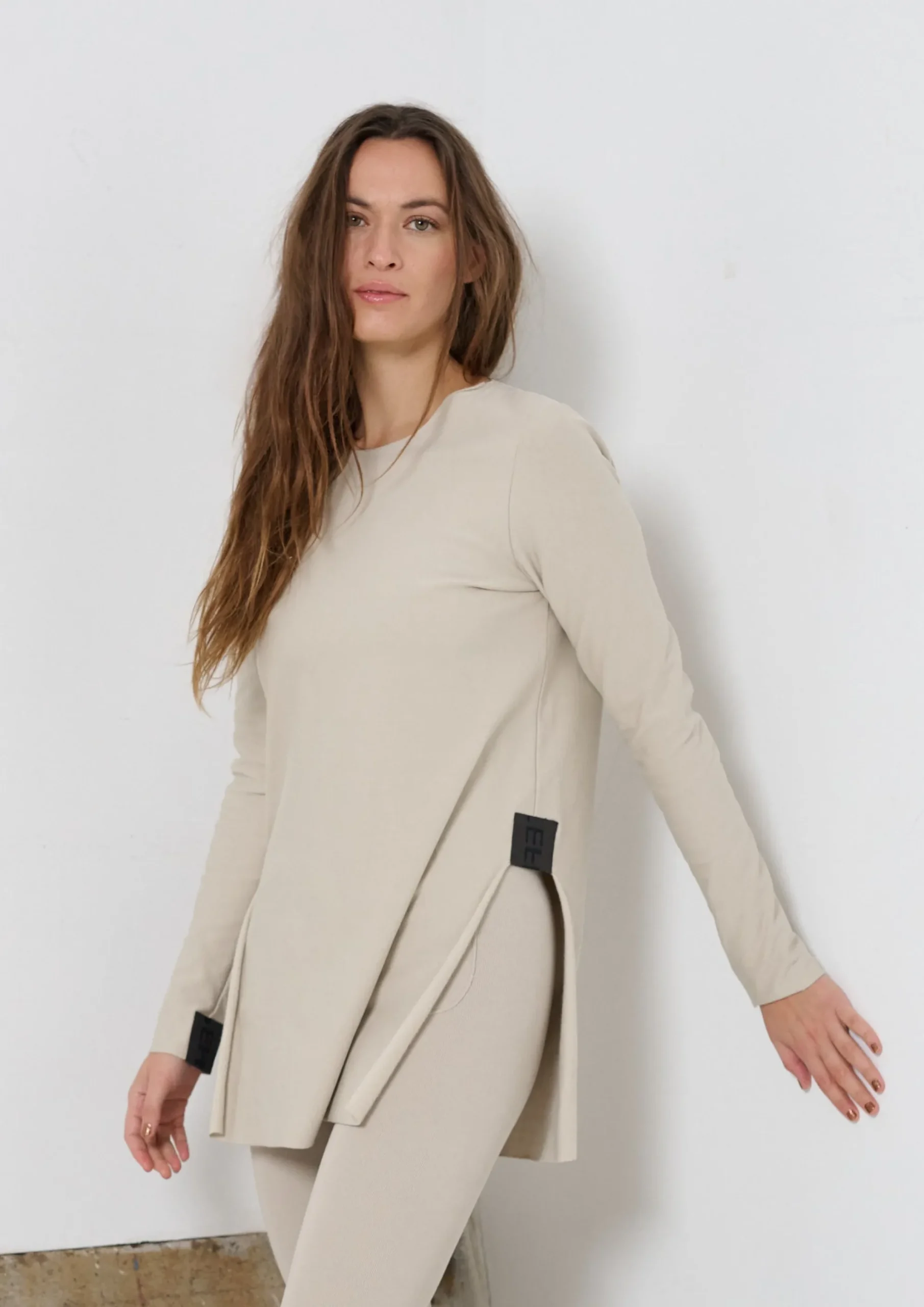 Henriette Steffensen Copenhagen BLUSE LANGER SCHLITZ | 71010 KIT Shop