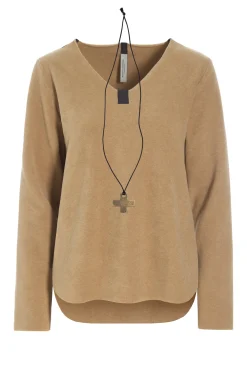 Henriette Steffensen Copenhagen BLUSE M/ HALSKETTE | 1362 CAMEL Hot