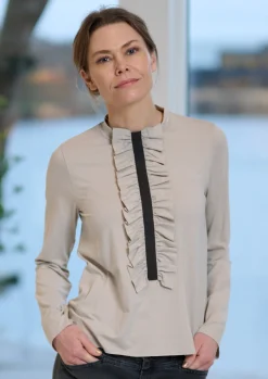 Henriette Steffensen Copenhagen BLUSE M/ RÜSCHEN | 96090 KIT Store