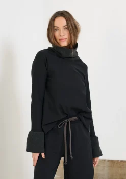 Henriette Steffensen Copenhagen BLUSE MIX | 71012 BLACK Shop