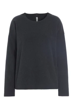 Henriette Steffensen Copenhagen BLUSE RUNDHALS | 1359 SOFT BLACK Shop