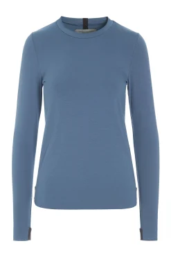 Henriette Steffensen Copenhagen BLUSE SLIM FIT | 96091 DUSTY BLUE Cheap