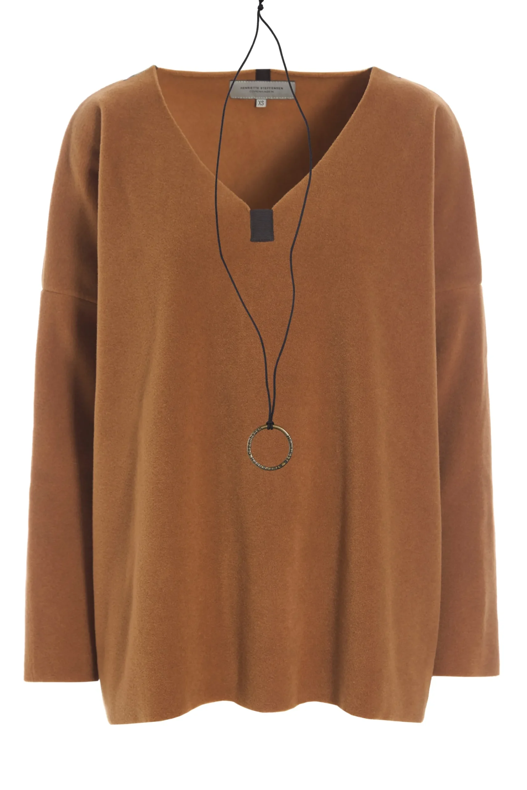 Henriette Steffensen Copenhagen BLUSE V-AUSSCHNITT | 1336 RUST Hot