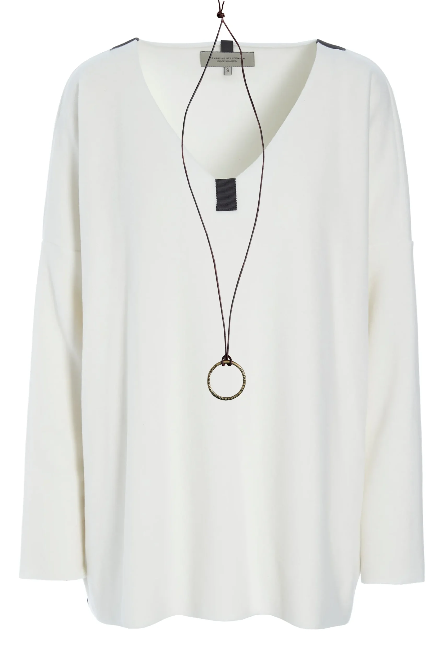 Henriette Steffensen Copenhagen BLUSE V-AUSSCHNITT | 1336 OFF WHITE Sale
