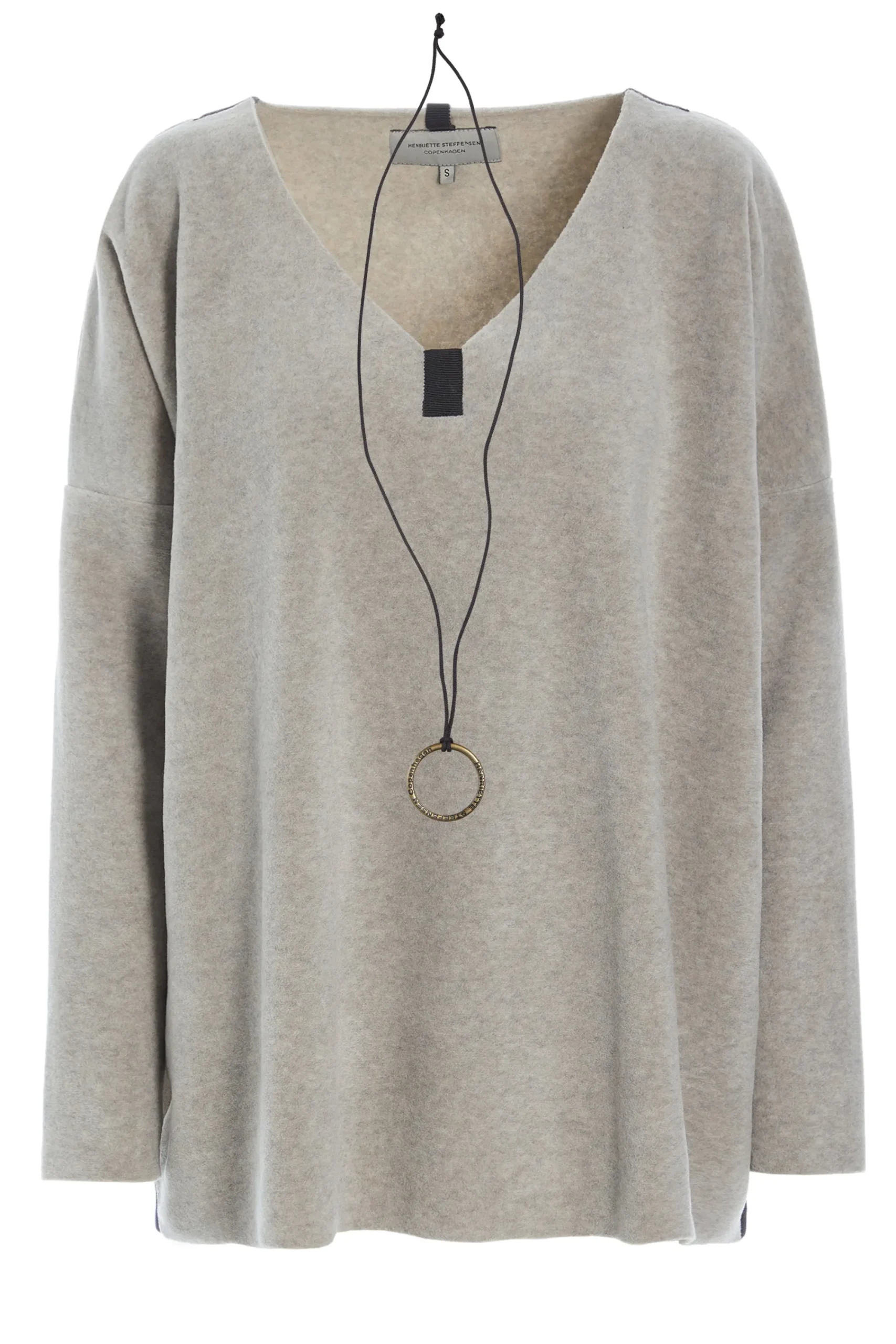 Henriette Steffensen Copenhagen BLUSE V-AUSSCHNITT | 1336 SAND Sale