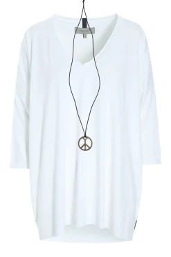 Henriette Steffensen Copenhagen BLUSE V-AUSSCHNITT | 96078 WHITE Fashion