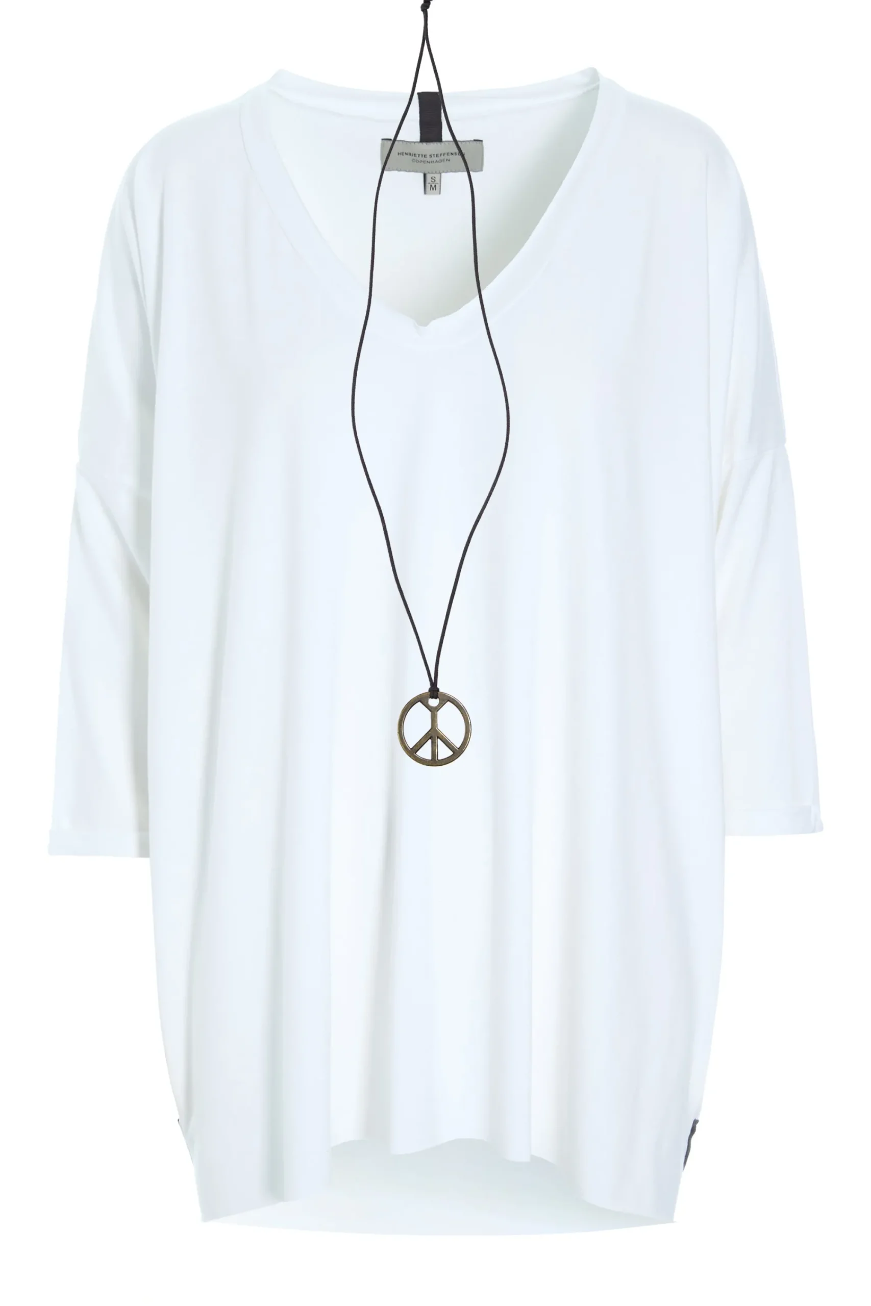 Henriette Steffensen Copenhagen BLUSE V-AUSSCHNITT | 96078 WHITE Fashion
