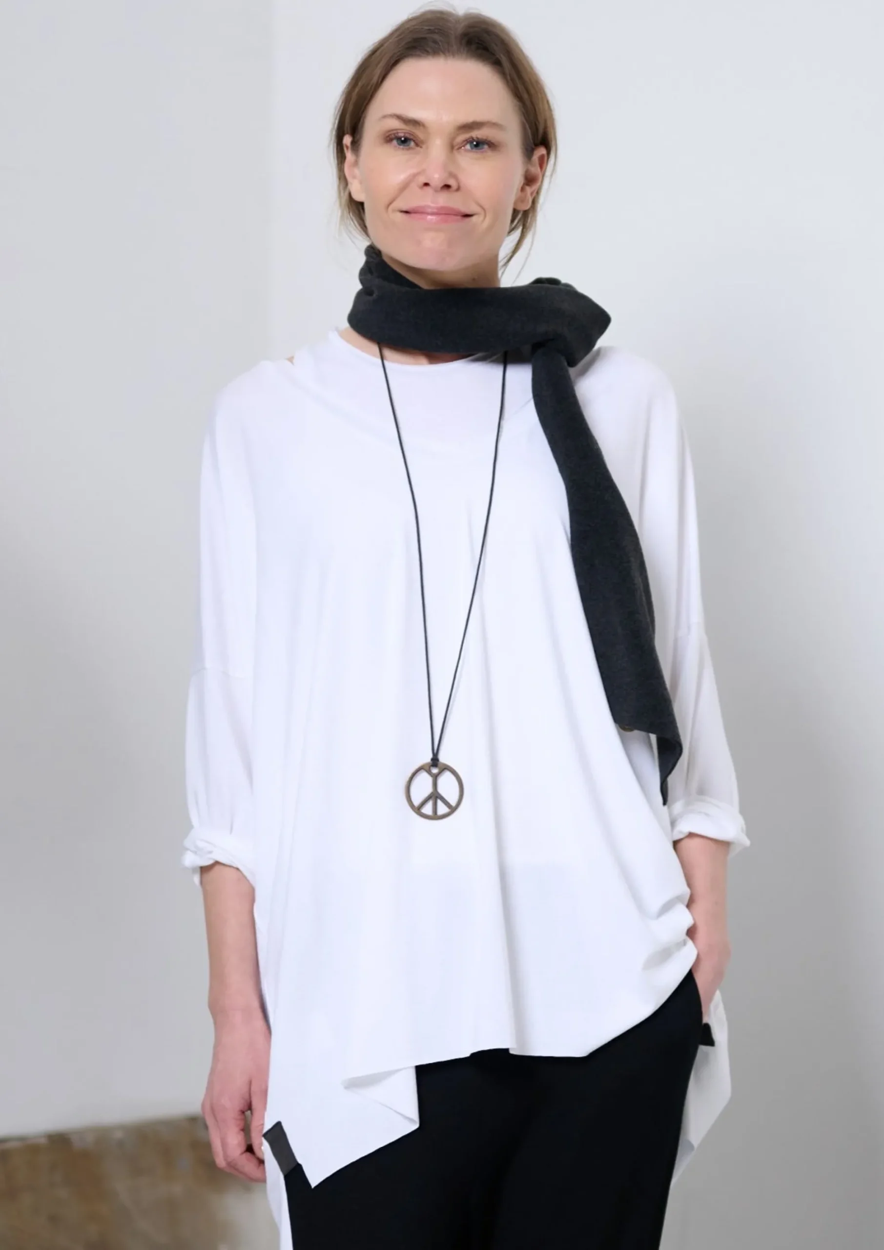 Henriette Steffensen Copenhagen BLUSE V-AUSSCHNITT | 96078 WHITE Fashion