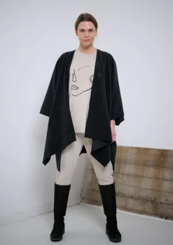 Henriette Steffensen Copenhagen CAPE | 4120 SOFT BLACK New