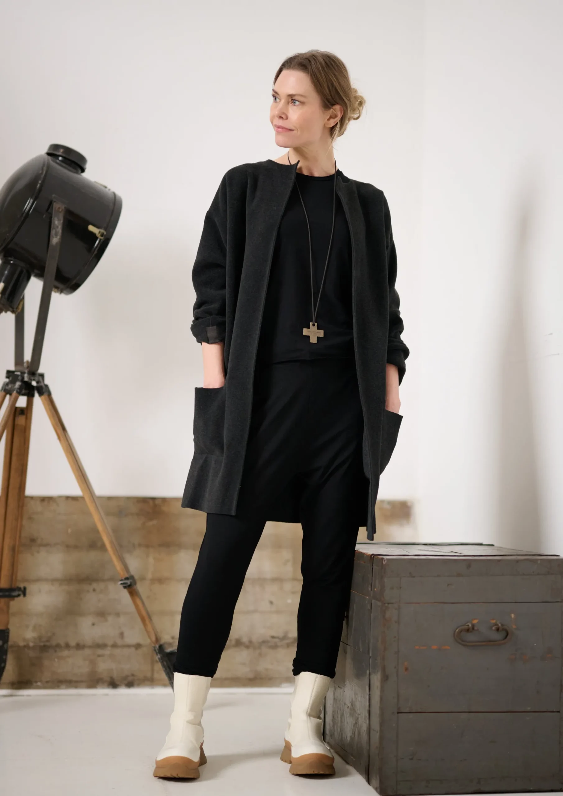 Henriette Steffensen Copenhagen CARDIGAN | 7104 SOFT BLACK Fashion