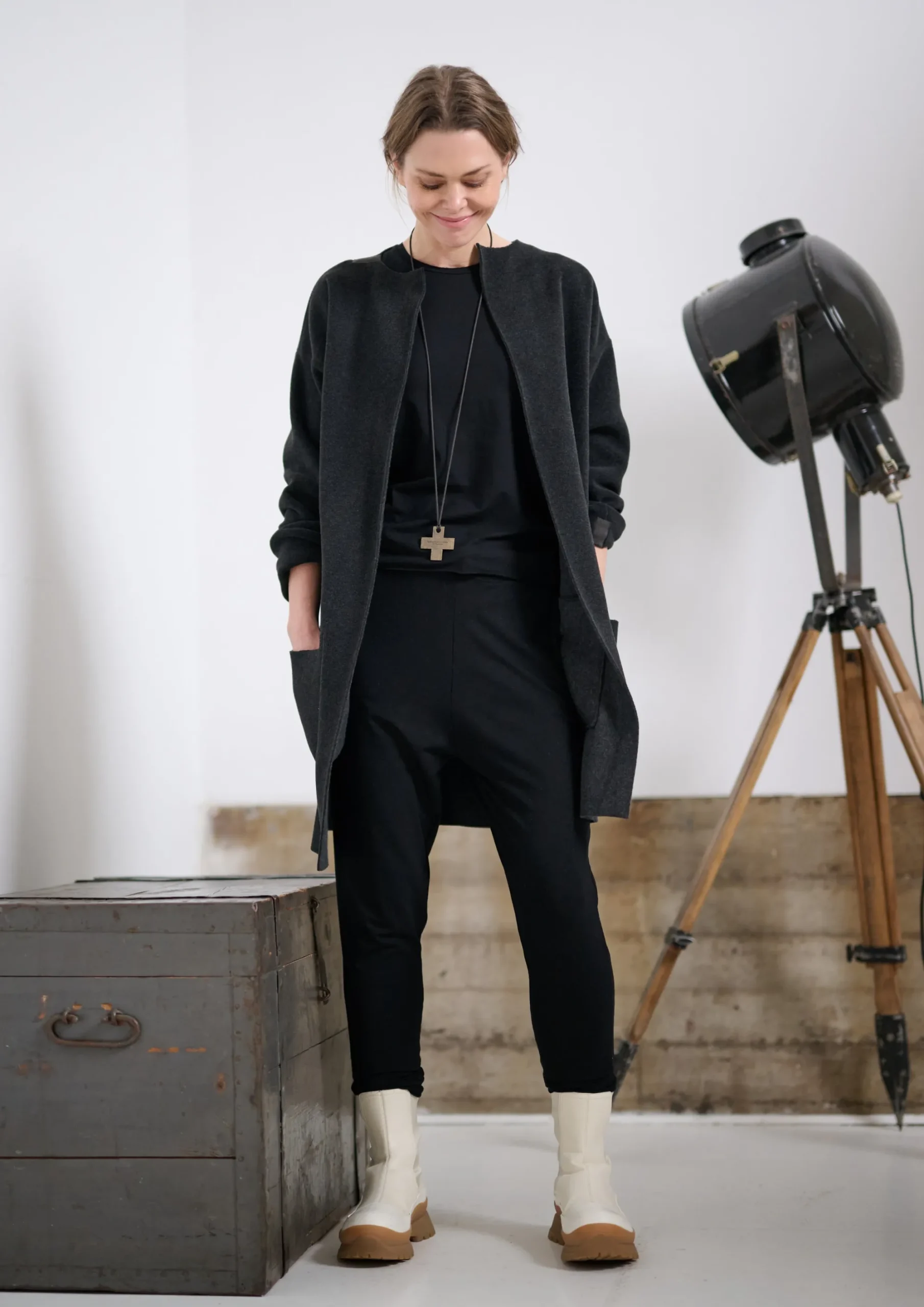 Henriette Steffensen Copenhagen CARDIGAN | 7104 SOFT BLACK Fashion