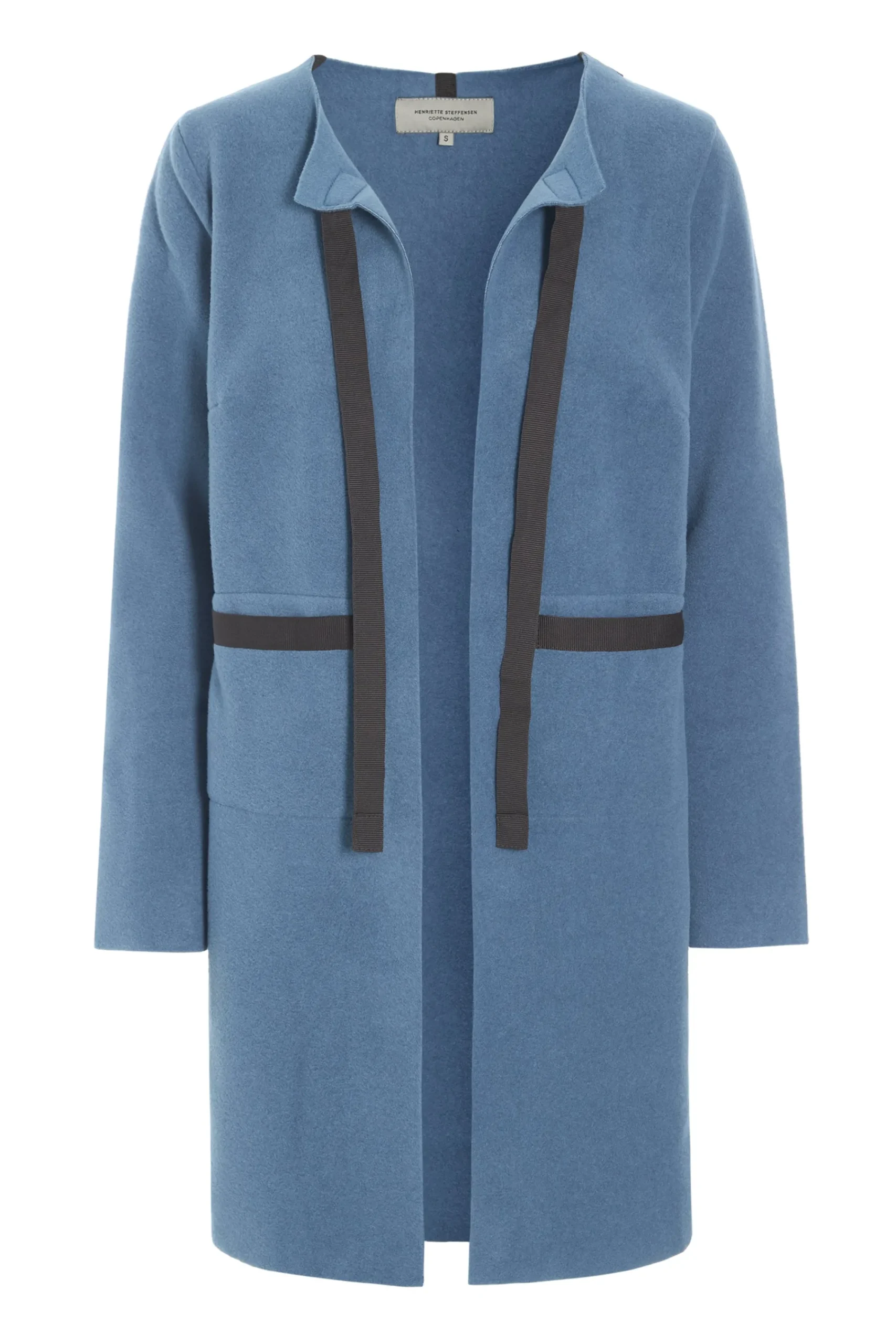 Henriette Steffensen Copenhagen CARDIGAN | 7124 DUSTY BLUE Best