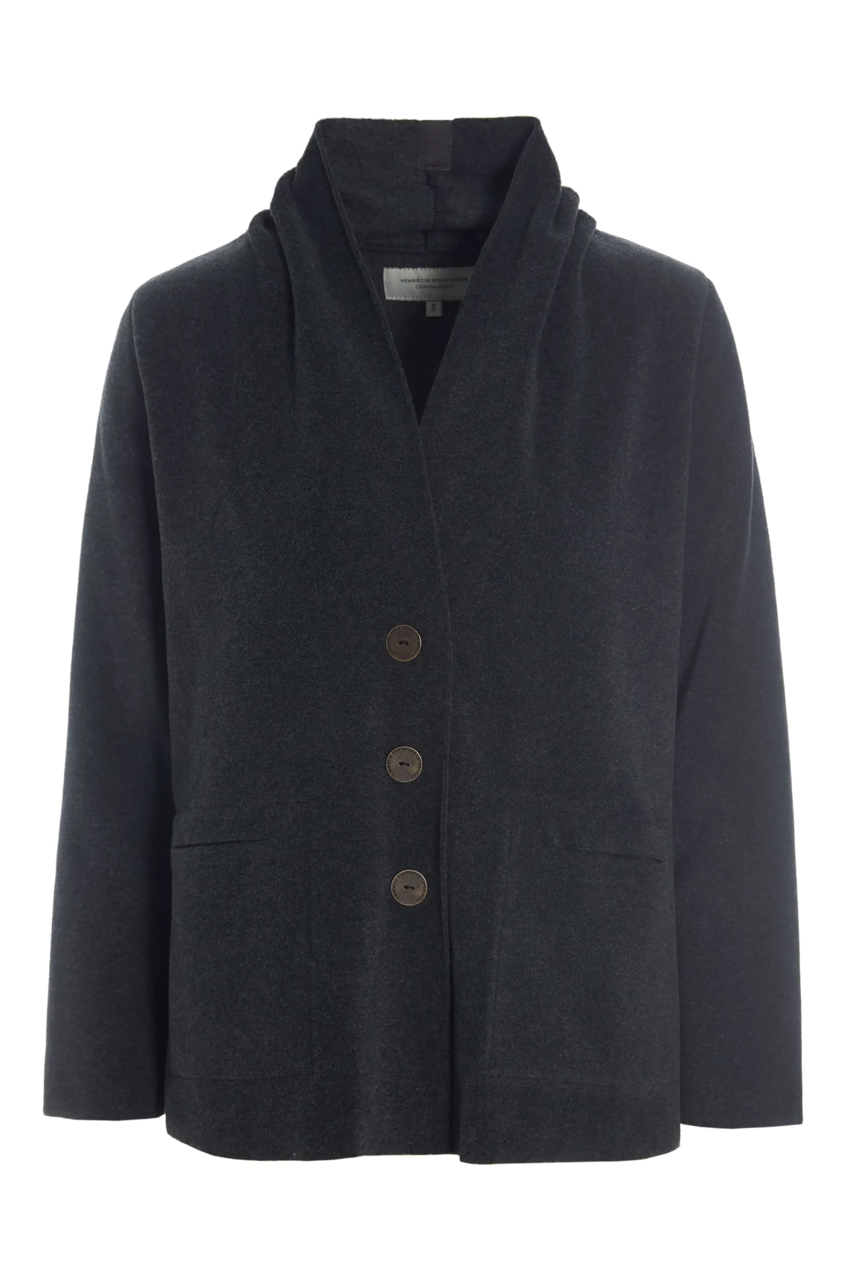 Henriette Steffensen Copenhagen CARDIGAN | 7168 SOFT BLACK Clearance