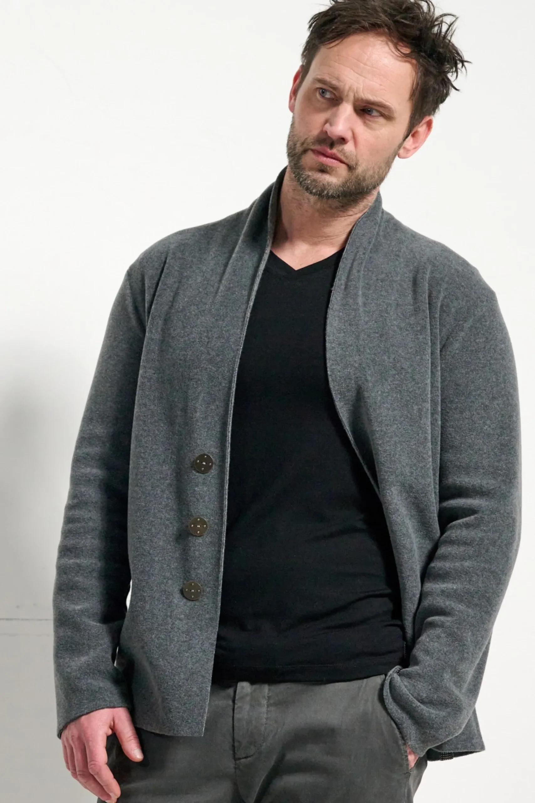 Henriette Steffensen Copenhagen CARDIGAN | 1034C GREY Hot