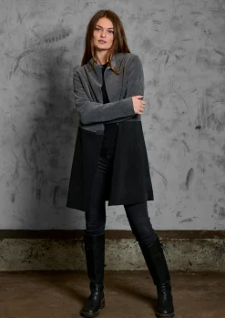Henriette Steffensen Copenhagen CARDIGAN 2 FARBEN | 7133 GREY/SOFT BLACK Best Sale