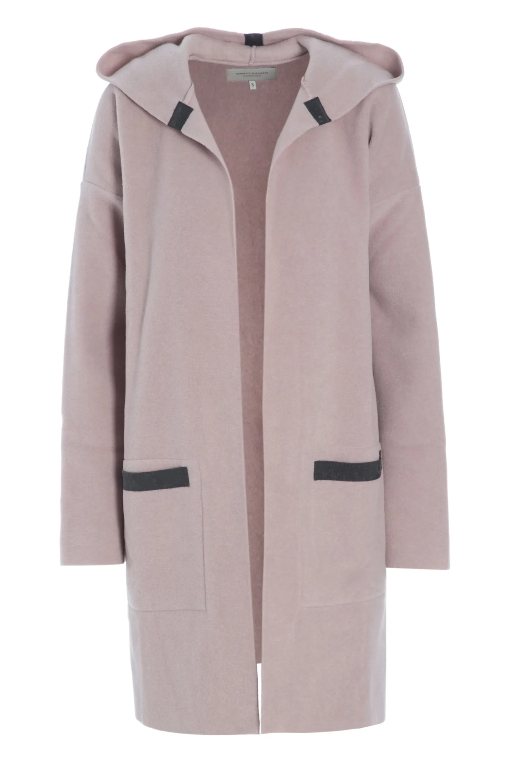 Henriette Steffensen Copenhagen CARDIGAN MIT KAPUZE | 7118 NUDE New