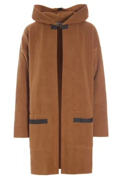 Henriette Steffensen Copenhagen CARDIGAN MIT KAPUZE | 7118 RUST New