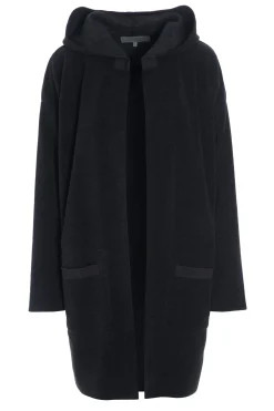 Henriette Steffensen Copenhagen CARDIGAN MIT KAPUZE | 7118 SOFT BLACK Shop