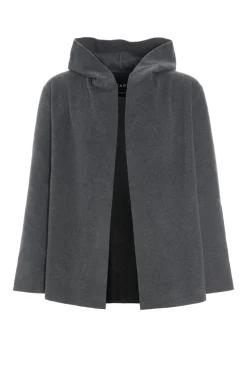 Henriette Steffensen Copenhagen CARDIGAN MIT KAPUZE | 1002C GREY Clearance