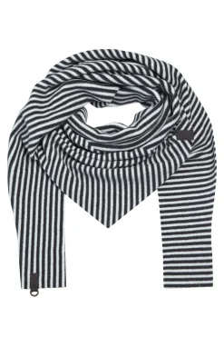 Henriette Steffensen Copenhagen DREIECKIGER SCHAL | 4051 STRIPES B&W Clearance