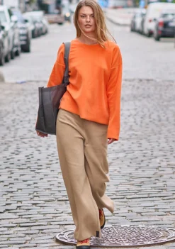 Henriette Steffensen Copenhagen FLARE HOSEN | 2117 CAMEL Hot