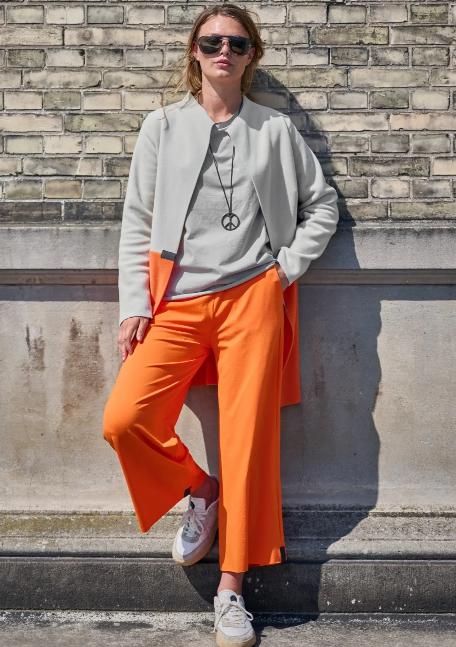 Henriette Steffensen Copenhagen FLARE HOSEN 3/4 | 99015 ORANGE New