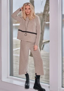 Henriette Steffensen Copenhagen FLARE HOSEN 3/4 LÄNGE | 2115 SAND Shop