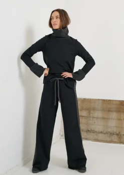 Henriette Steffensen Copenhagen FLARE SWEATHOSE | 72009 BLACK Flash Sale