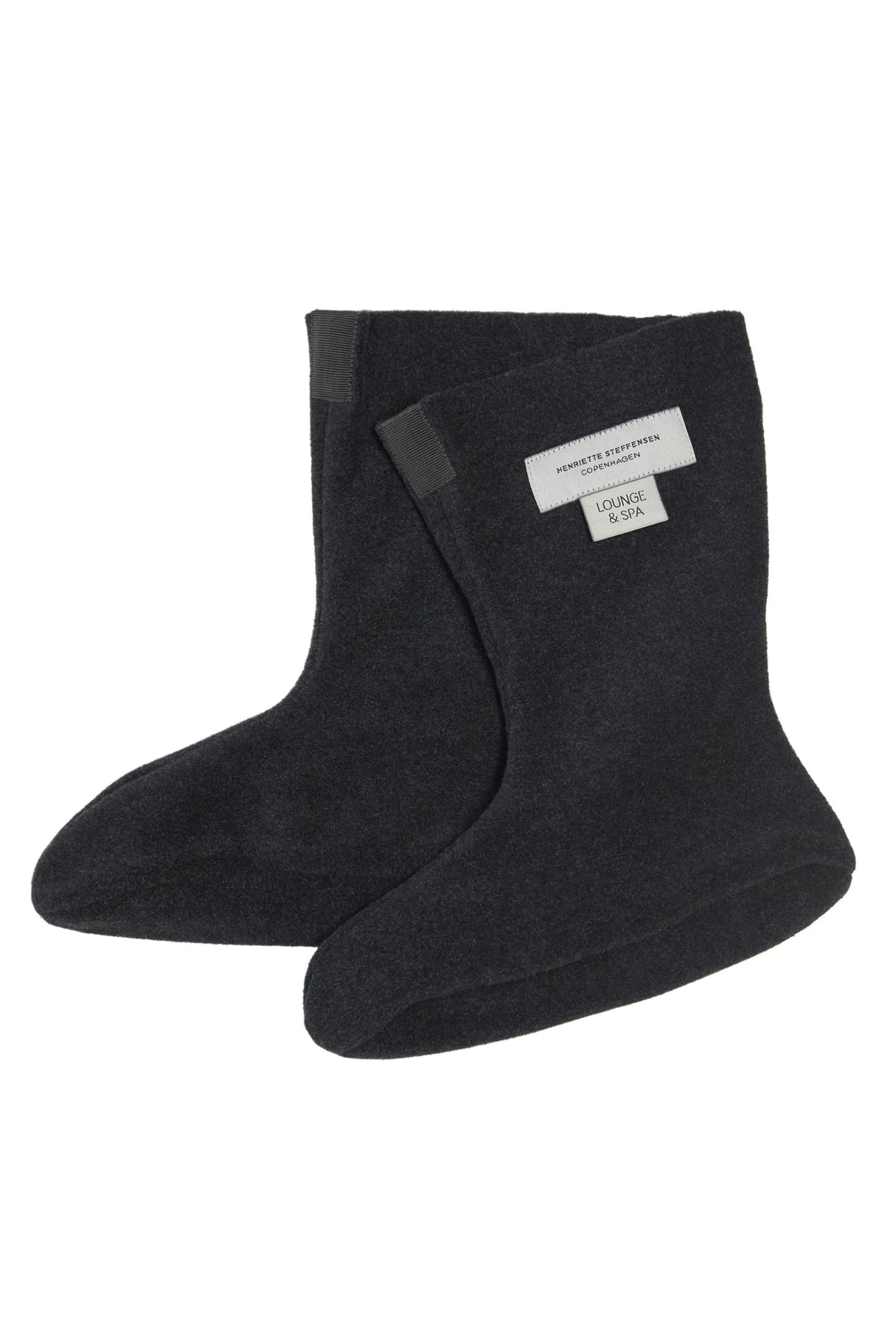 Henriette Steffensen Copenhagen FLEECE SOCKEN DAMEN | 4090 SOFT BLACK Flash Sale