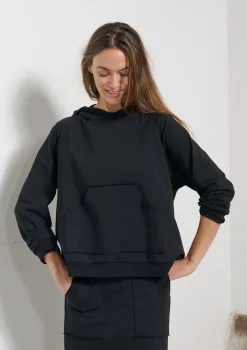 Henriette Steffensen Copenhagen KAPUZENPULLI | 71009 BLACK Online
