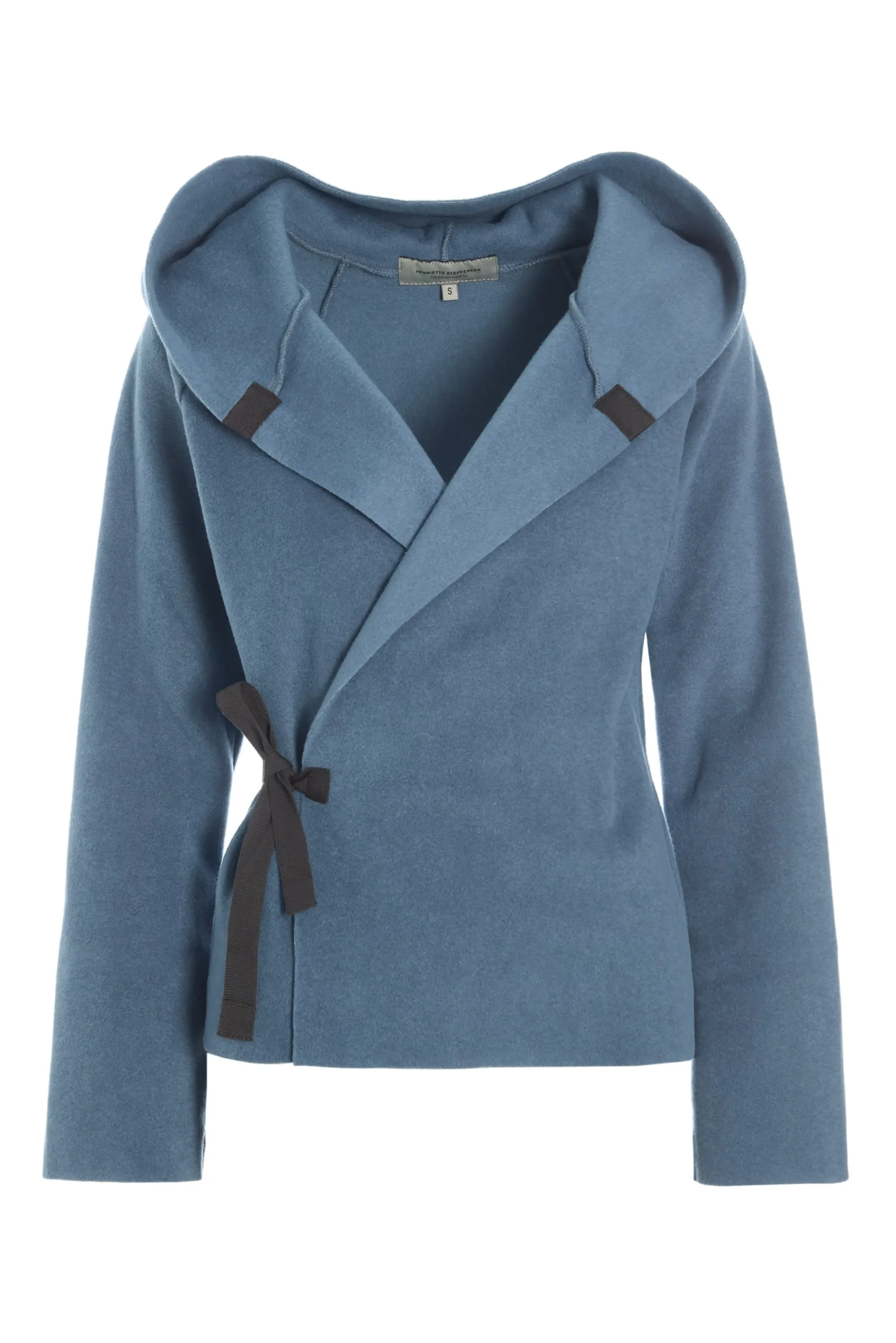 Henriette Steffensen Copenhagen KLASSISCHE FLEECE WICKEL CARDIGAN | 1009 DUSTY BLUE Discount