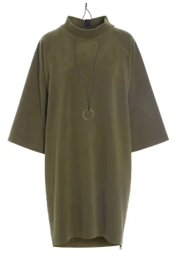 Henriette Steffensen Copenhagen KLEID MIT HOHEM HALS | 3243 MOSS Best