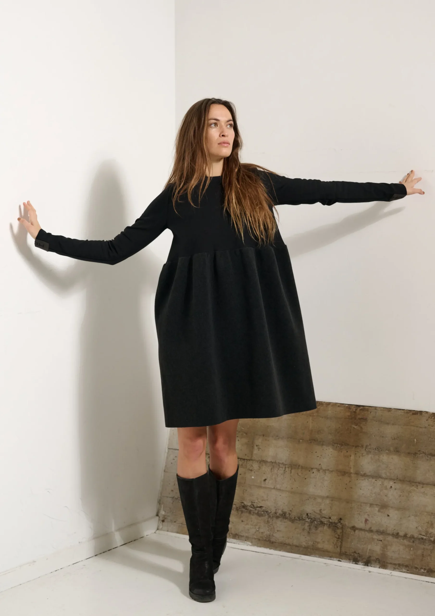Henriette Steffensen Copenhagen KLEID MIX | 73007 BLACK Best