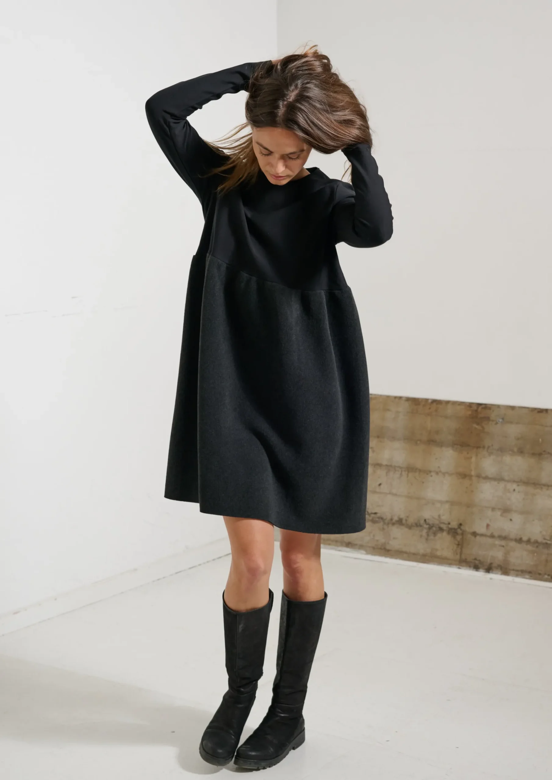 Henriette Steffensen Copenhagen KLEID MIX | 73007 BLACK Best