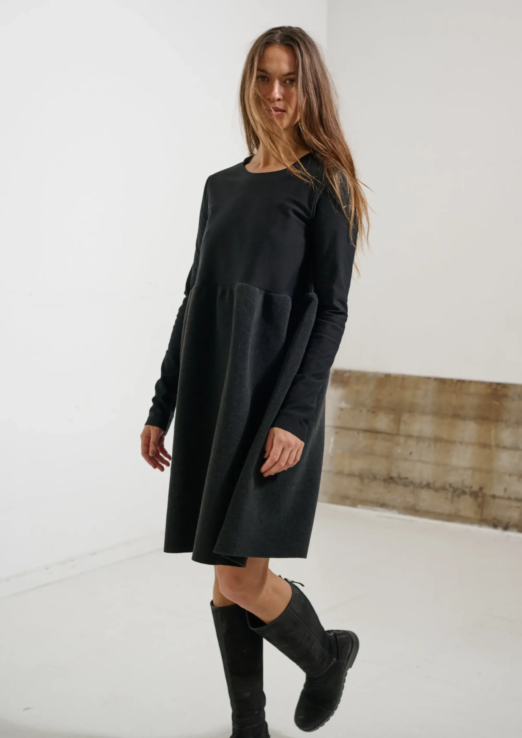Henriette Steffensen Copenhagen KLEID MIX | 73007 BLACK Best