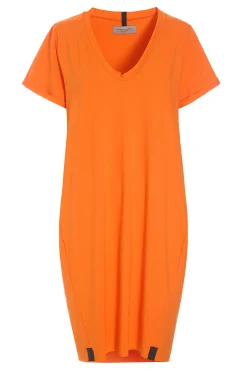 Henriette Steffensen Copenhagen KLEID V-NECK | 98049 ORANGE Online