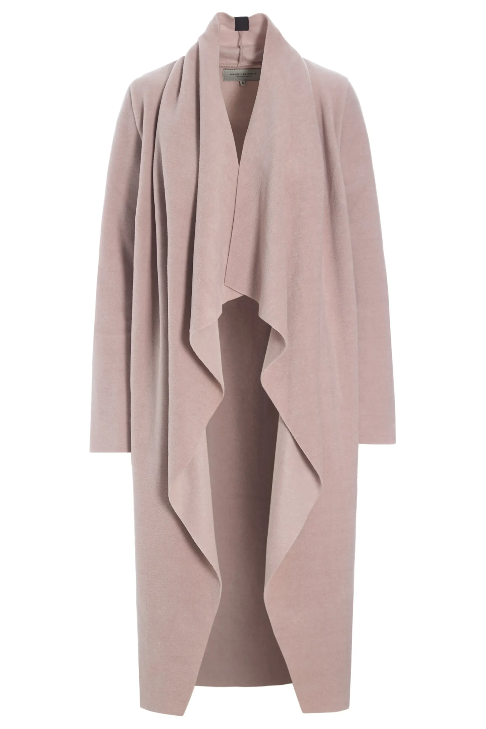 Henriette Steffensen Copenhagen LANGE CARDIGAN M/ WASSERFALL | 7131 NUDE Outlet