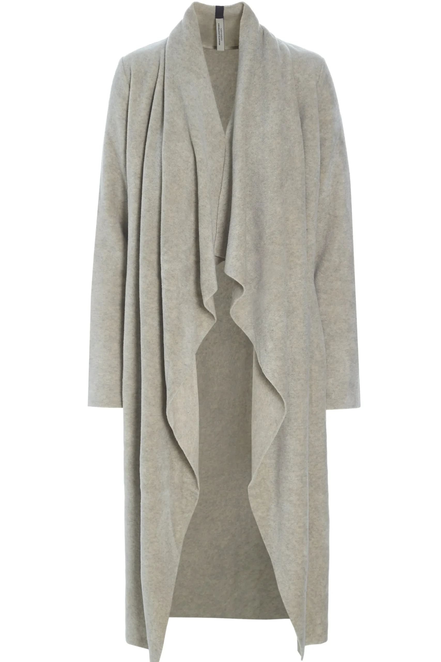 Henriette Steffensen Copenhagen LANGE CARDIGAN M/ WASSERFALL | 7131 SAND Discount