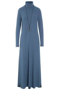 Henriette Steffensen Copenhagen LANGE KLEID W/SCHMUCK | 98058 DUSTY BLUE Flash Sale