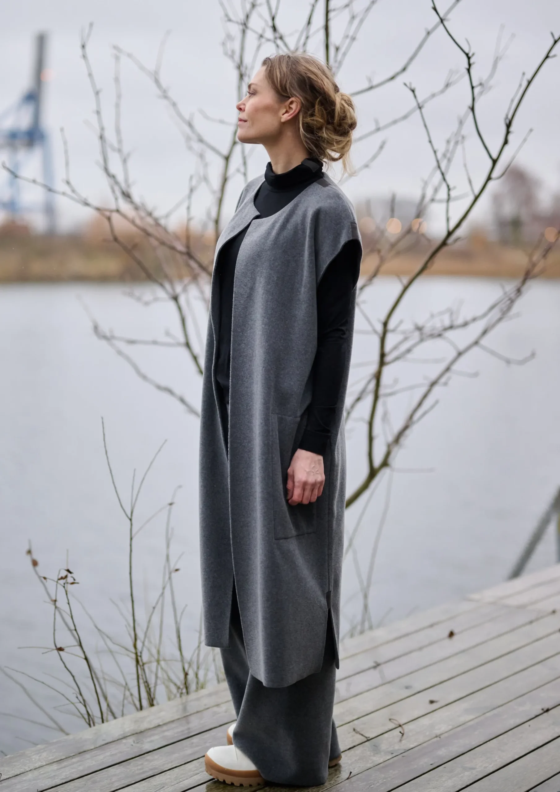 Henriette Steffensen Copenhagen LANGE WESTE | 7169 GREY Discount
