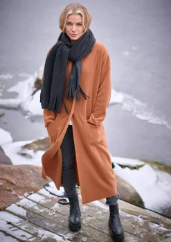 Henriette Steffensen Copenhagen LANGER CARDIGAN | 7162 RUST Best Sale