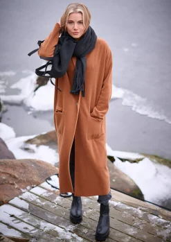 Henriette Steffensen Copenhagen LANGER CARDIGAN | 7162 RUST Best Sale