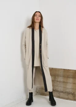 Henriette Steffensen Copenhagen LANGER CARDIGAN MIT MESSINGKNÖPFEN | 77003 KIT Best Sale