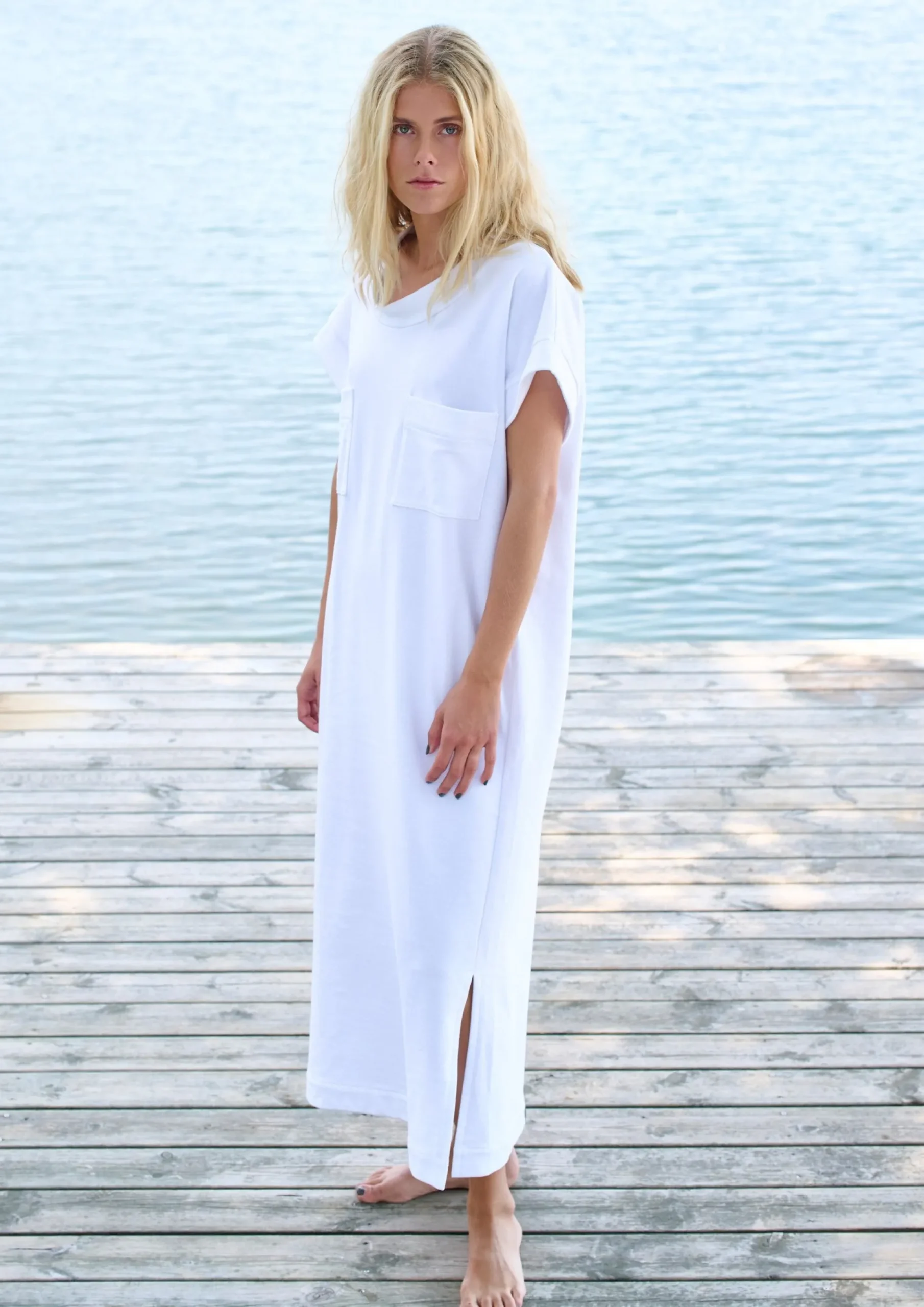Henriette Steffensen Copenhagen LANGES KLEID | 73402 WHITE Online