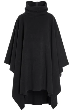 Henriette Steffensen Copenhagen LOUNGE PONCHO DAMEN | 4081 SOFT BLACK Flash Sale
