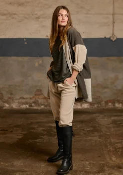 Henriette Steffensen Copenhagen NO WASTE CARDIGAN | 7175 BARK/KIT/SAND Clearance