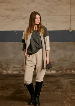 Henriette Steffensen Copenhagen NO WASTE CARDIGAN | 7175 BARK/KIT/SAND Clearance
