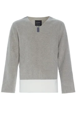 Henriette Steffensen Copenhagen ONE SIZE BLUSE MÂNNER | 1013C SAND/OFF WHITE Flash Sale